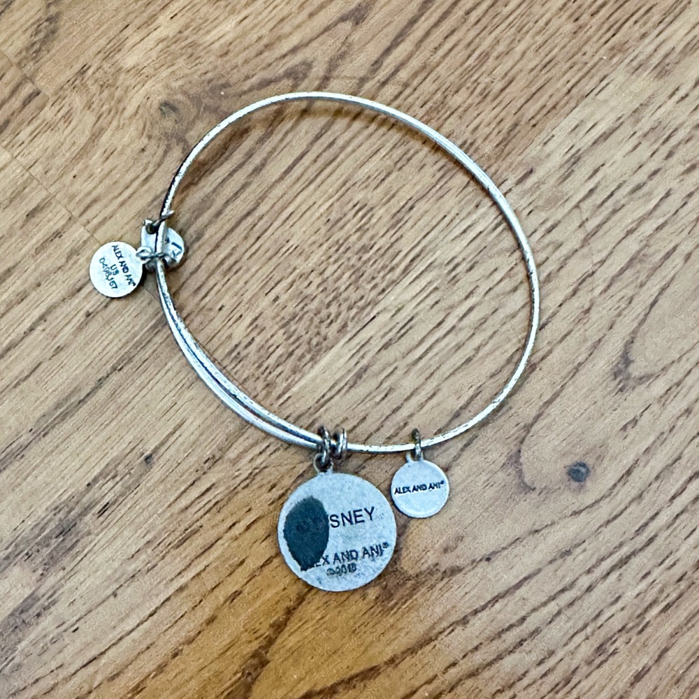 Alex and Ani Bundle of 4 Disney Silver Colored Bracelets - Picture 4 of 10